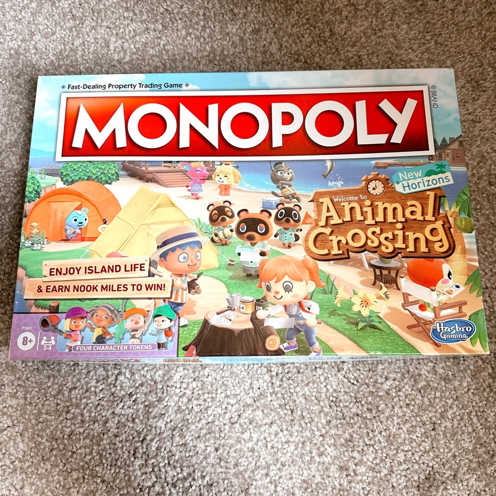 Animal Crossing Monopoly Board Game